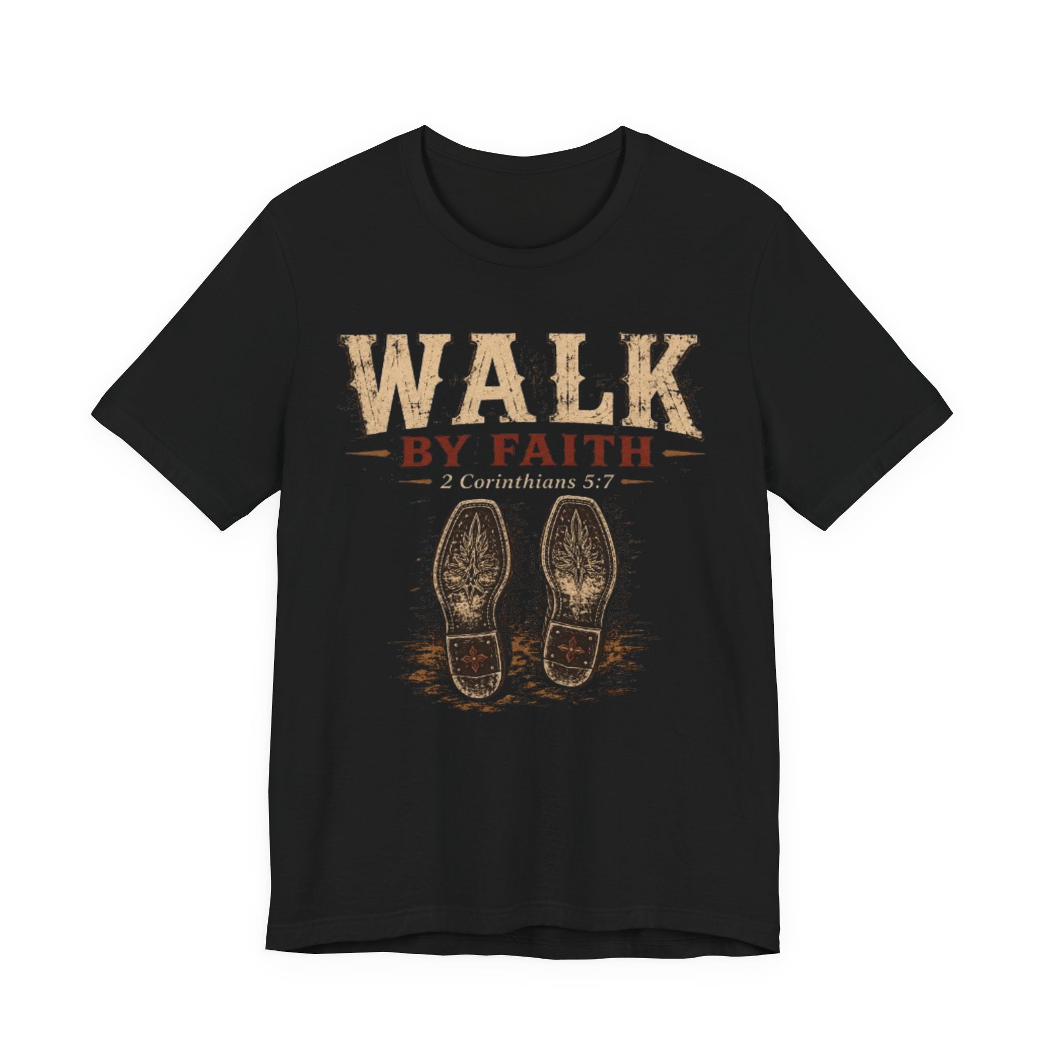 Walk by Faith Tee  (2 Corinthians 5:7)